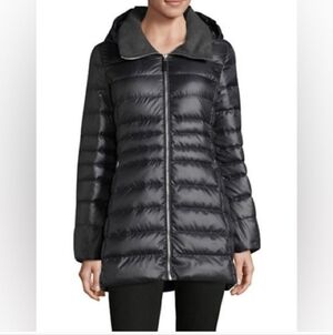 Marc New York Marc Andrew Premium Down Midi Hooded Puffer Jacket. Size S